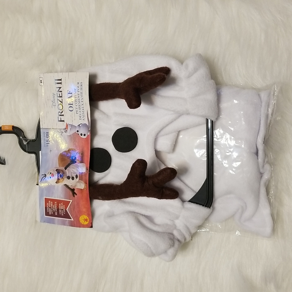 NIP Olaf Pet Costume size Medium